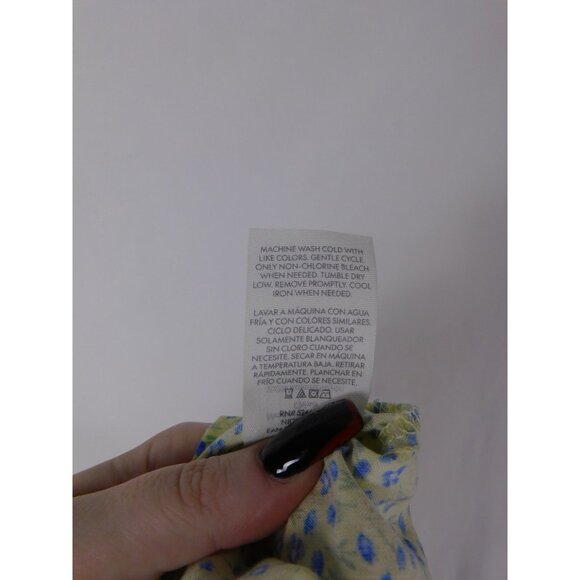 No Boundaries Dress Womens Medium Floral Puff Sleeve Midi Summer Boho Casual - Picture 12 of 12